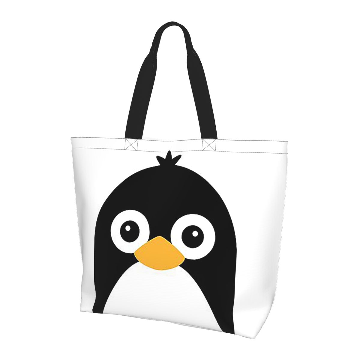 Cute Vector Penguin Shopping T - Women Bags Vector ulasan dan harga