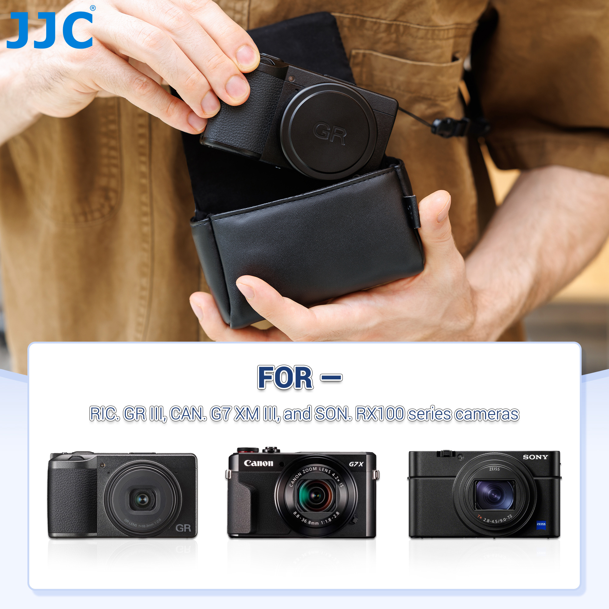 JJC Small Camera Bag For Ricoh - Women Bags Louis Vuitton ulasan dan harga