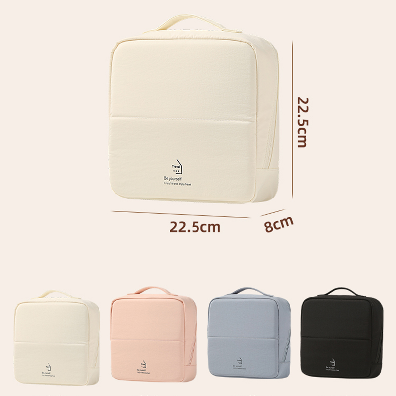 The Structured Taslan Makeup B - Top Handle Structured ulasan dan harga