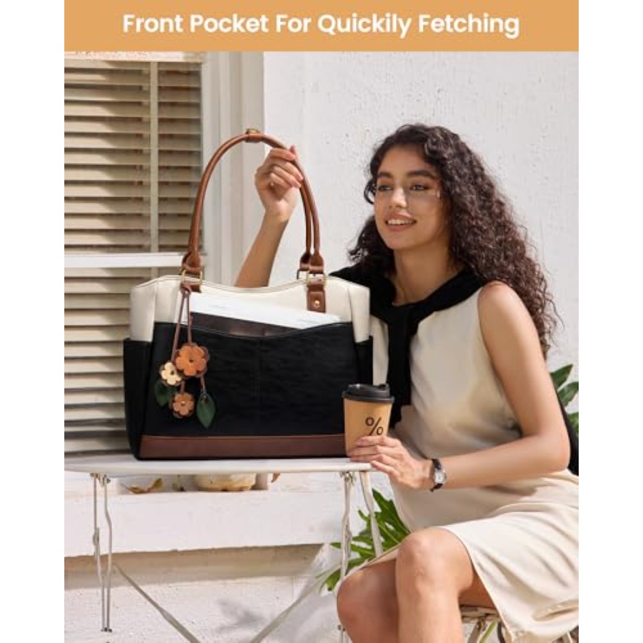 LOVEVOOK Laptop Bag for Women, - Women'S Work Bags Tote ulasan dan harga