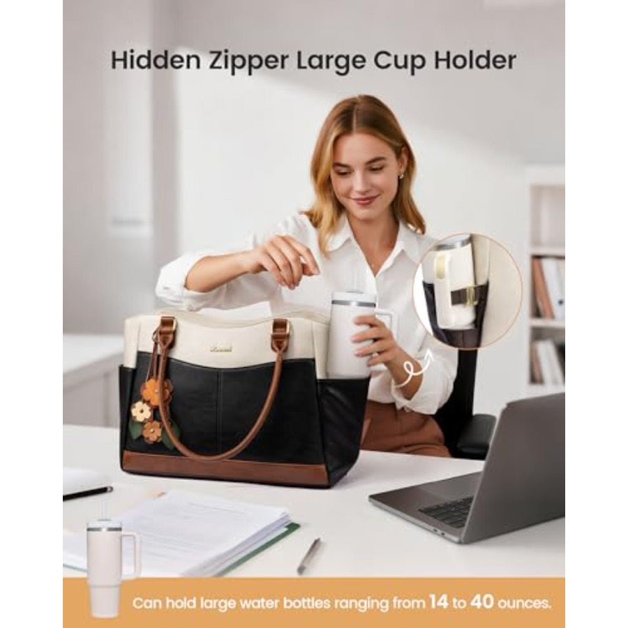 LOVEVOOK Laptop Bag for Women, - Women'S Work Bags Tote ulasan dan harga