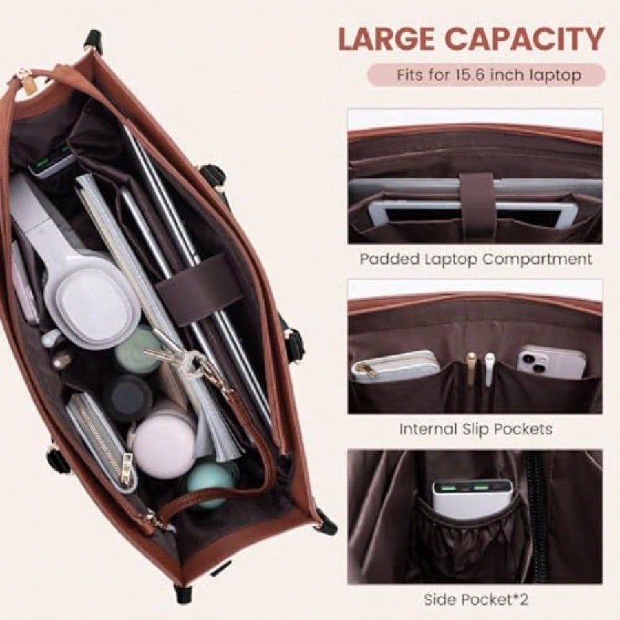 Laptop Bag For Women 15.6 Lnch - Women'S Work Bags Tote ulasan dan harga