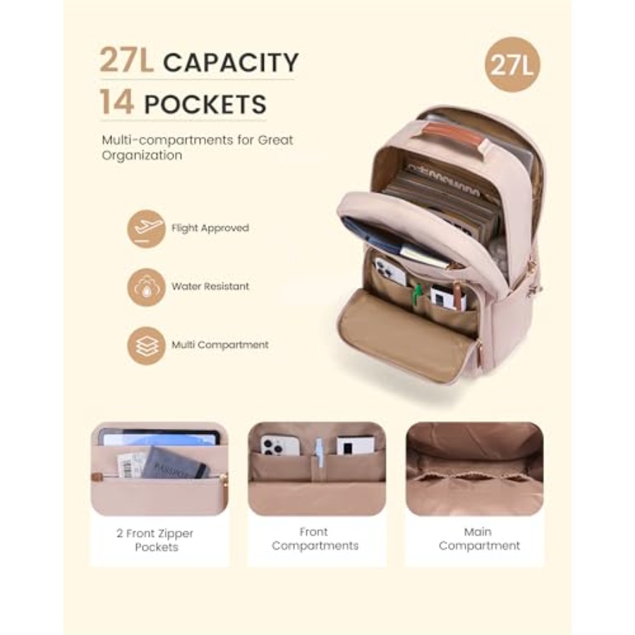 Laptop Backpack for Women with - Women Bags For Laptop ulasan dan harga
