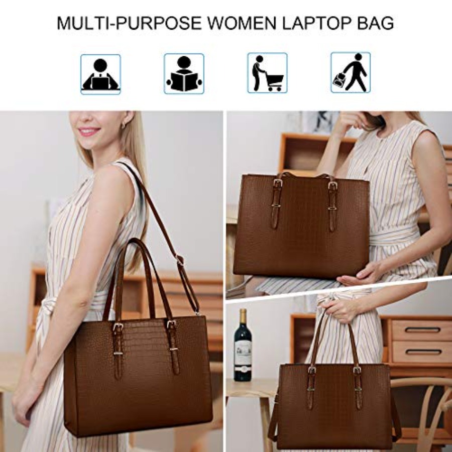 Laptop Bag for Women 15.6 Inch - Women'S Work Bags Tote ulasan dan harga