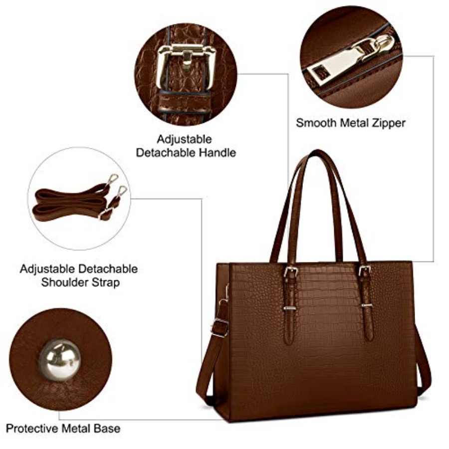 Laptop Bag for Women 15.6 Inch - Women'S Work Bags Tote ulasan dan harga