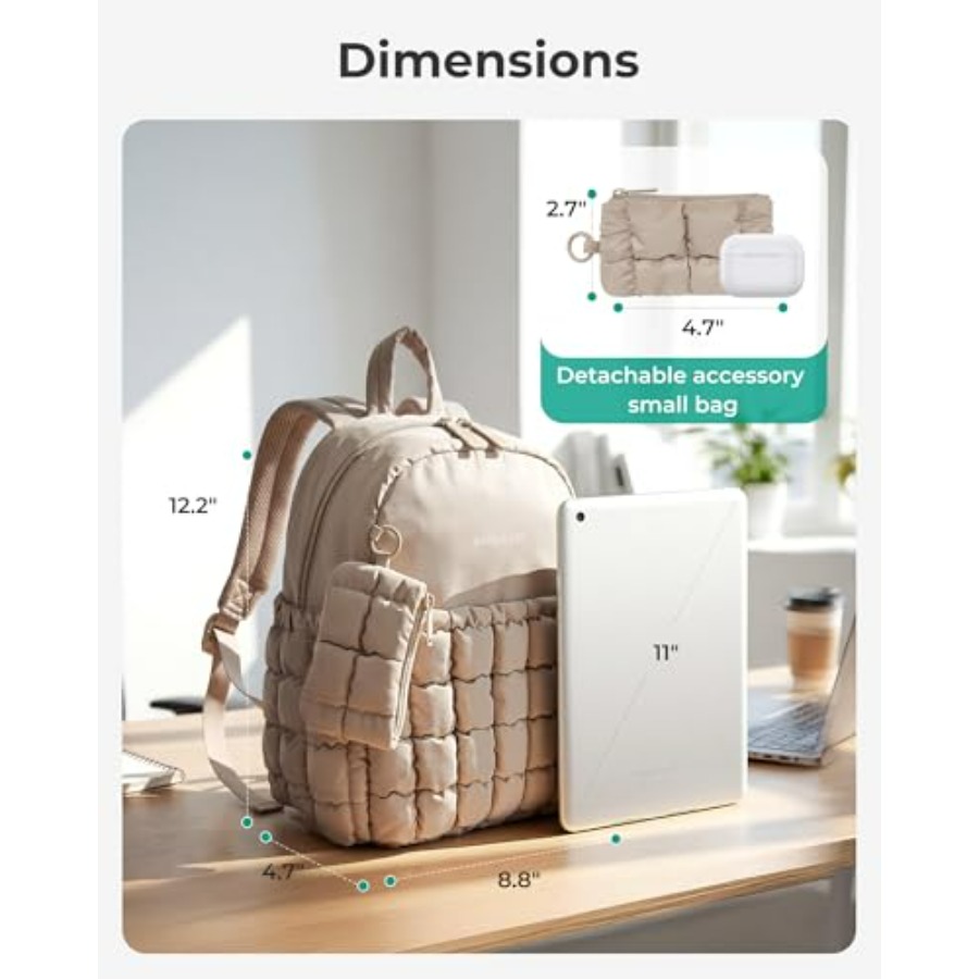 Mini Backpacks for Women, Puff - Mini Backpack Women ulasan dan harga