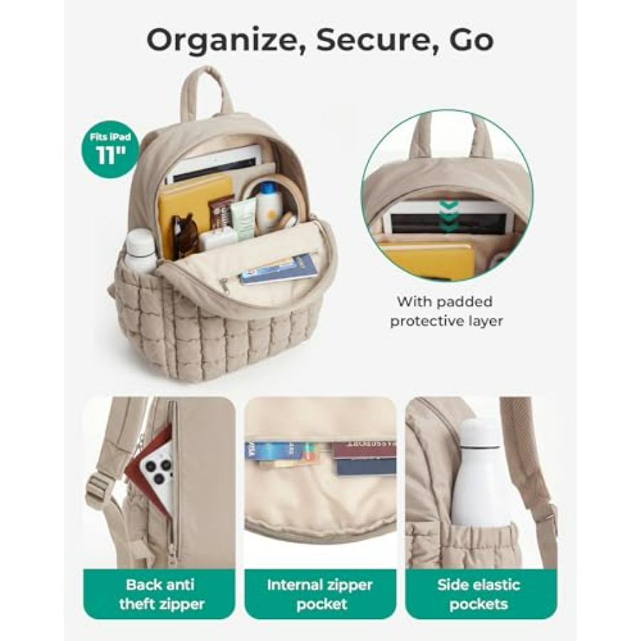 Mini Backpacks for Women, Puff - Mini Backpack Women ulasan dan harga