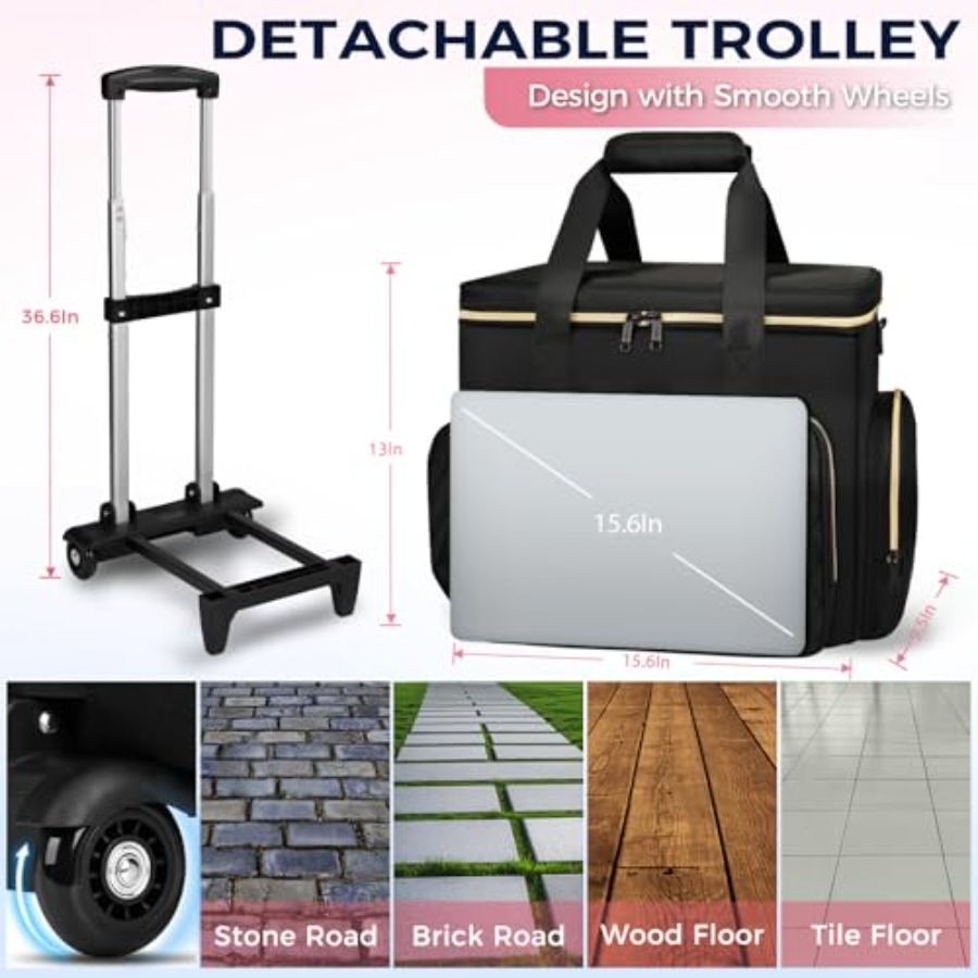 Rolling Teacher Bag, Multifunc - Women'S Bags ulasan dan harga