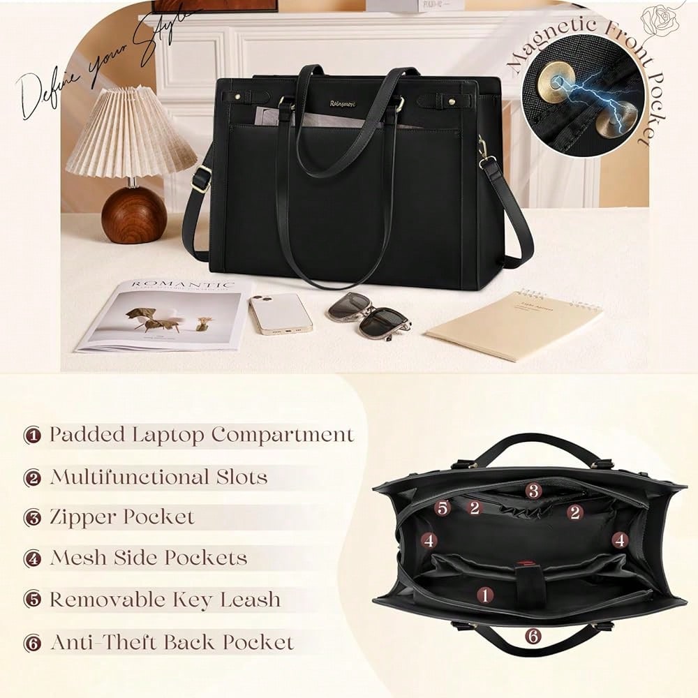 Laptop Bag For Women 15.6 Inch - Women'S Work Bags Tote ulasan dan harga