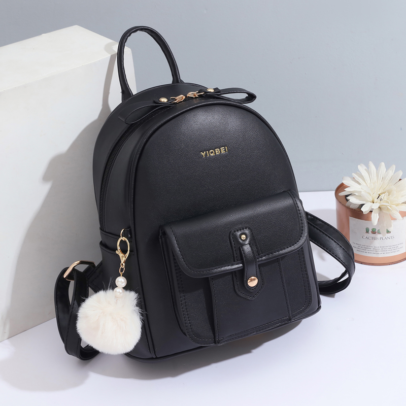 Stylish solid color texture wo - Mini Backpack Women ulasan dan harga
