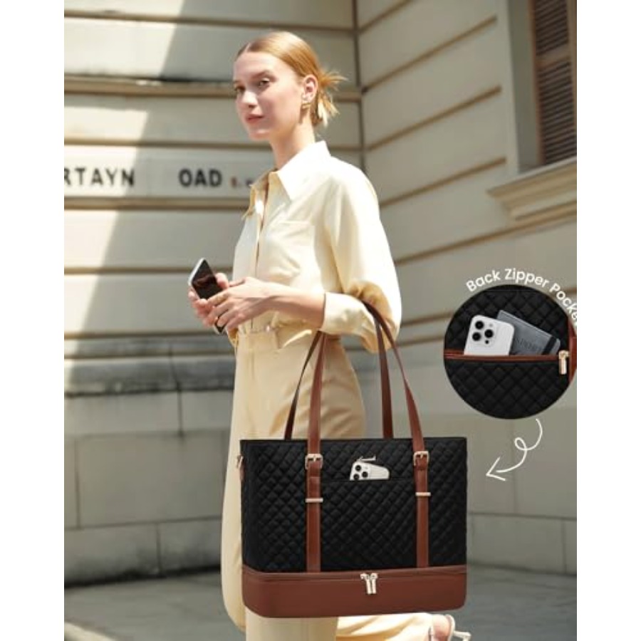Lunch Tote Bag for Women, Lapt - Women'S Work Bags Tote ulasan dan harga