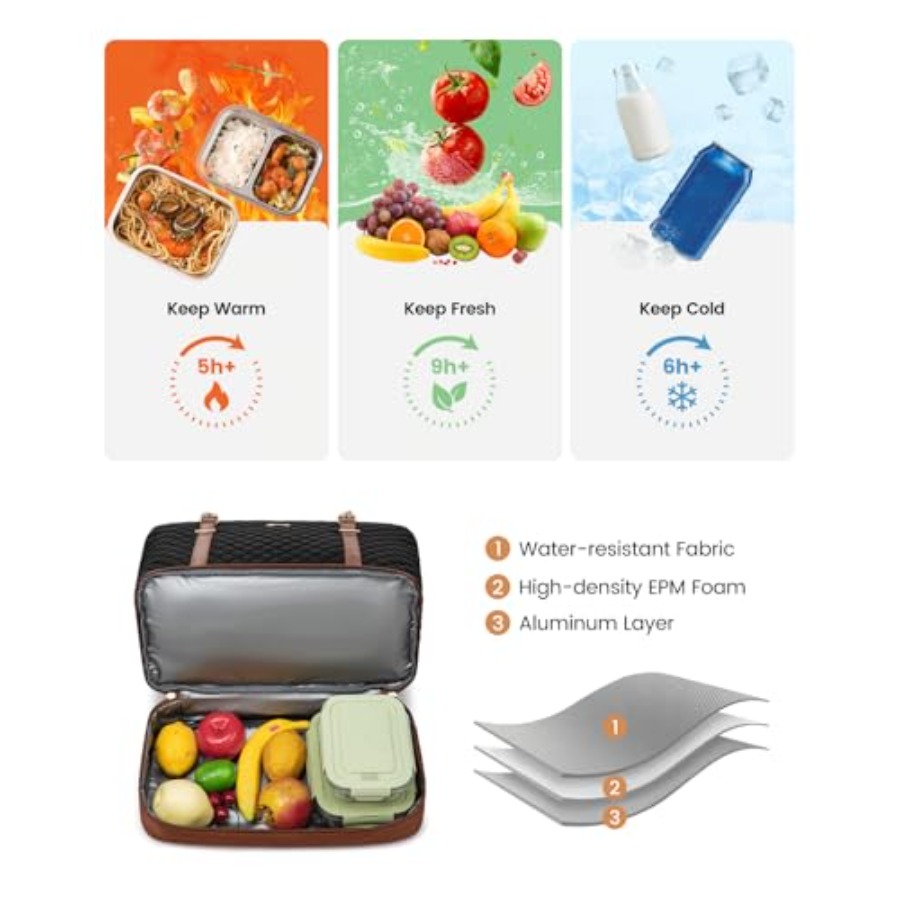 Lunch Tote Bag for Women, Lapt - Women'S Work Bags Tote ulasan dan harga