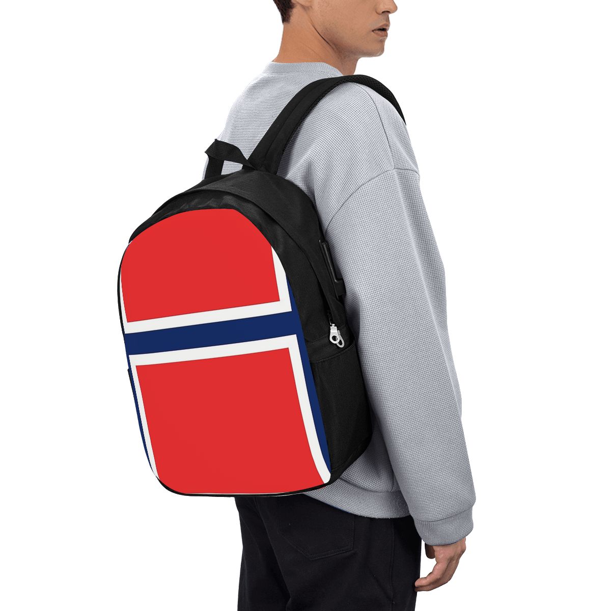 Norway Flag Backpack Travel No - Women Bags For Laptop ulasan dan harga