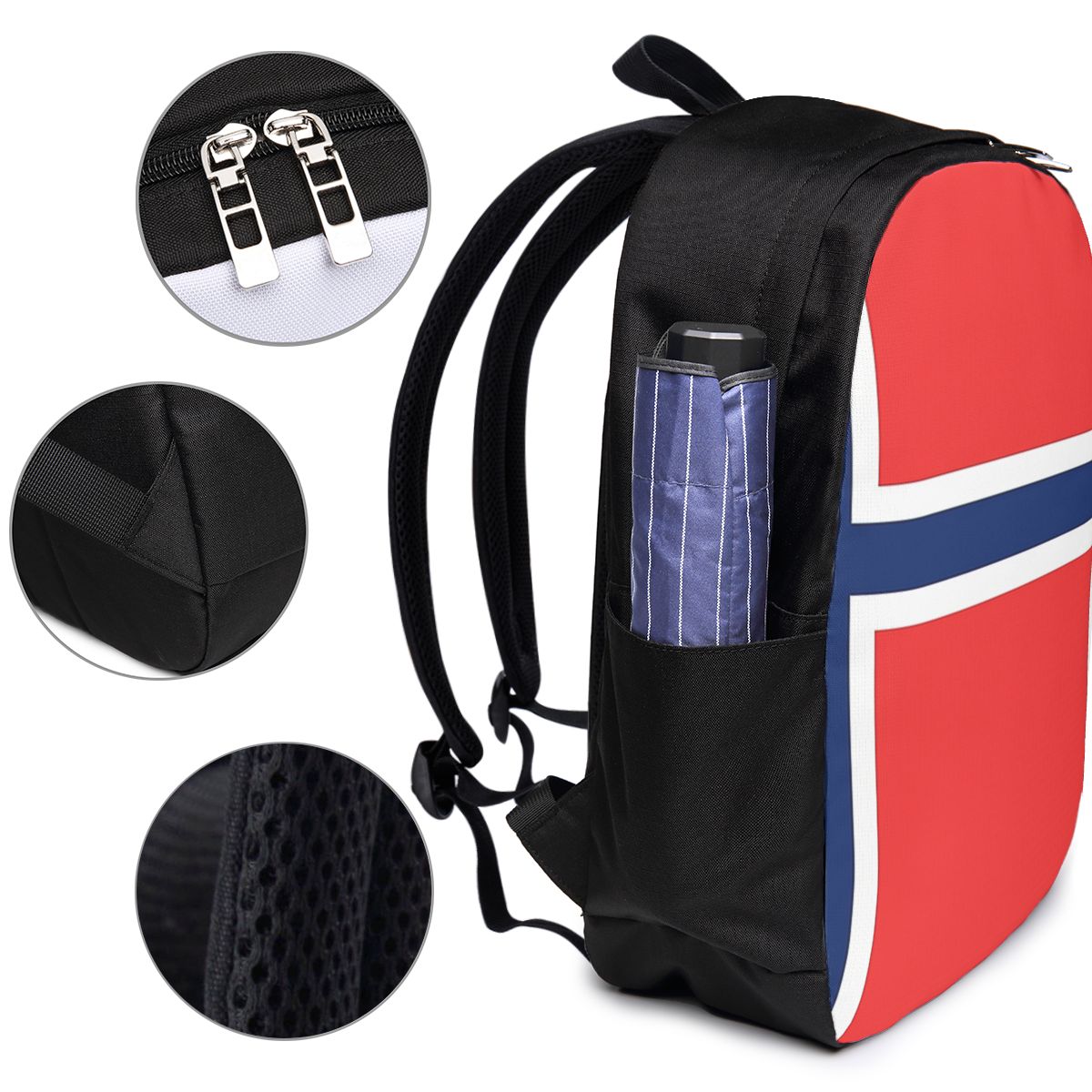 Norway Flag Backpack Travel No - Women Bags For Laptop ulasan dan harga