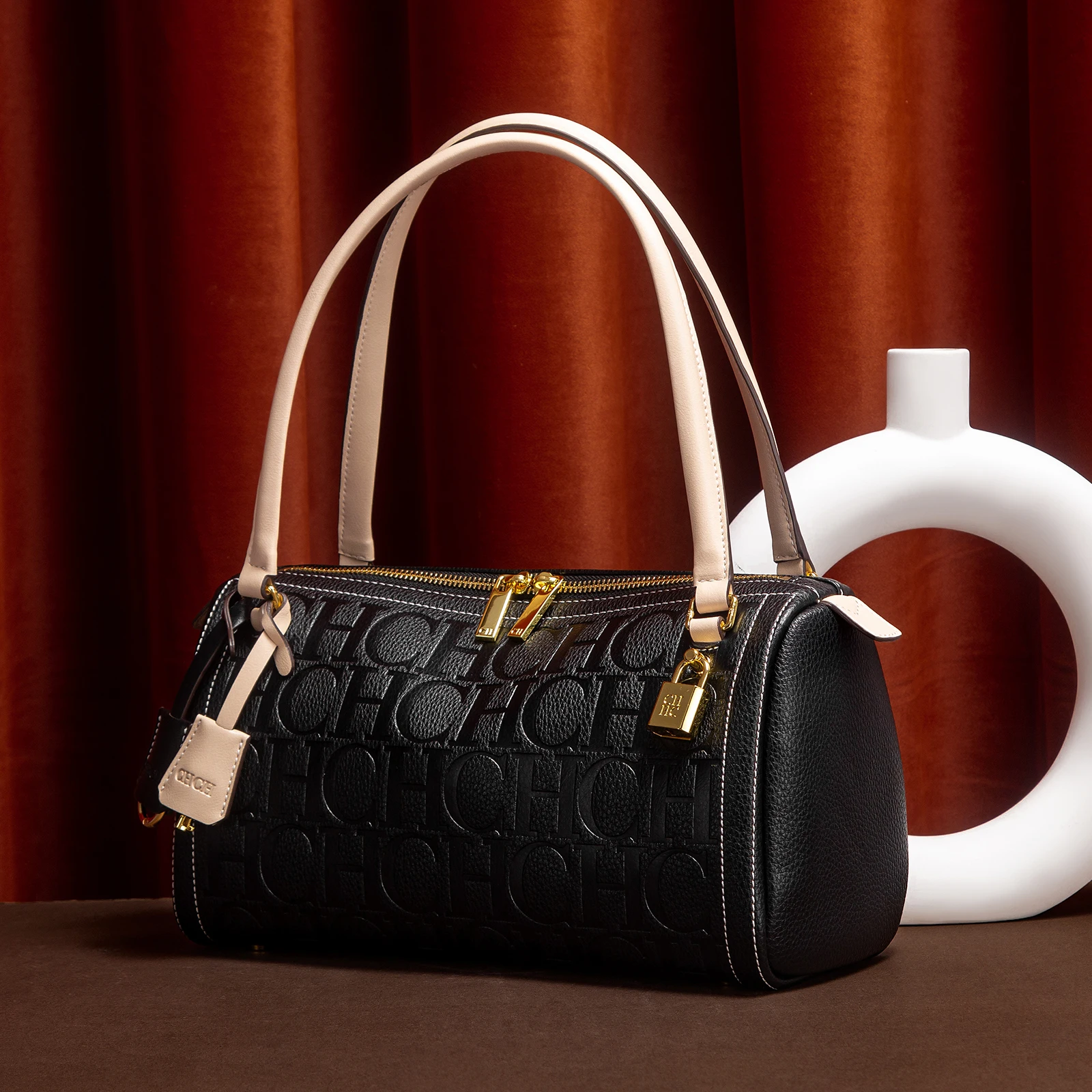 C-H Women's Boston Bag Autumn  - Women'S Bags New Collection ulasan dan harga