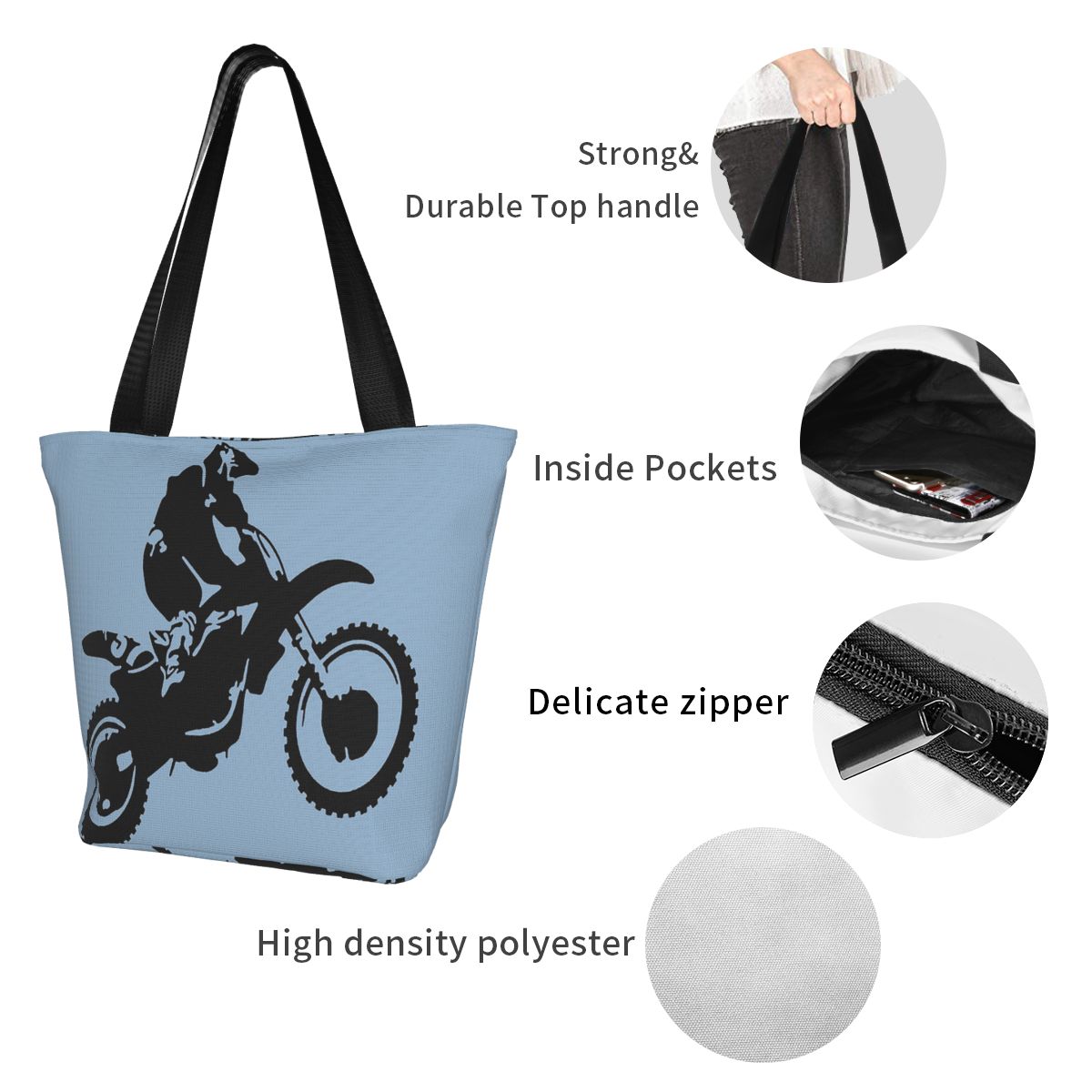 Moto X Dirt Bike Monotone Vect - Women Bags Vector ulasan dan harga
