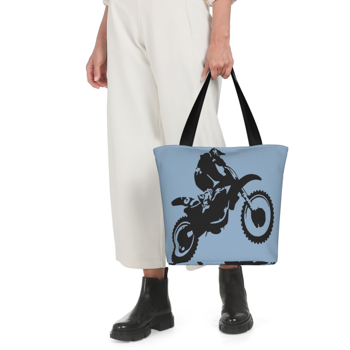Moto X Dirt Bike Monotone Vect - Women Bags Vector ulasan dan harga