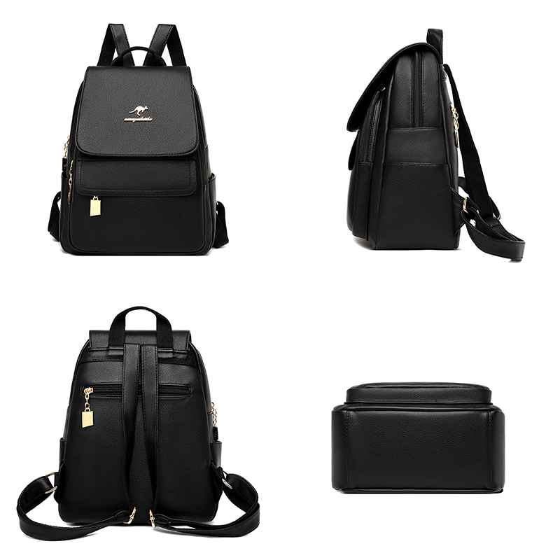 High Quality Leather Backpack  - Mini Backpack Women ulasan dan harga