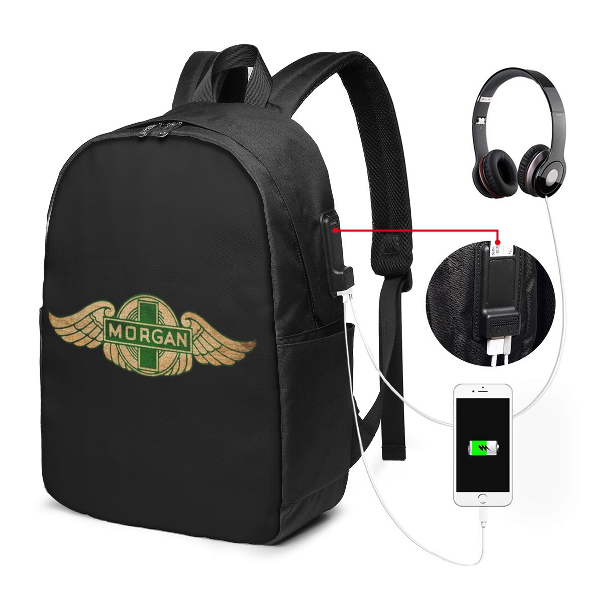 Morgan Motor Car Company Backp - Women Bags For Laptop ulasan dan harga