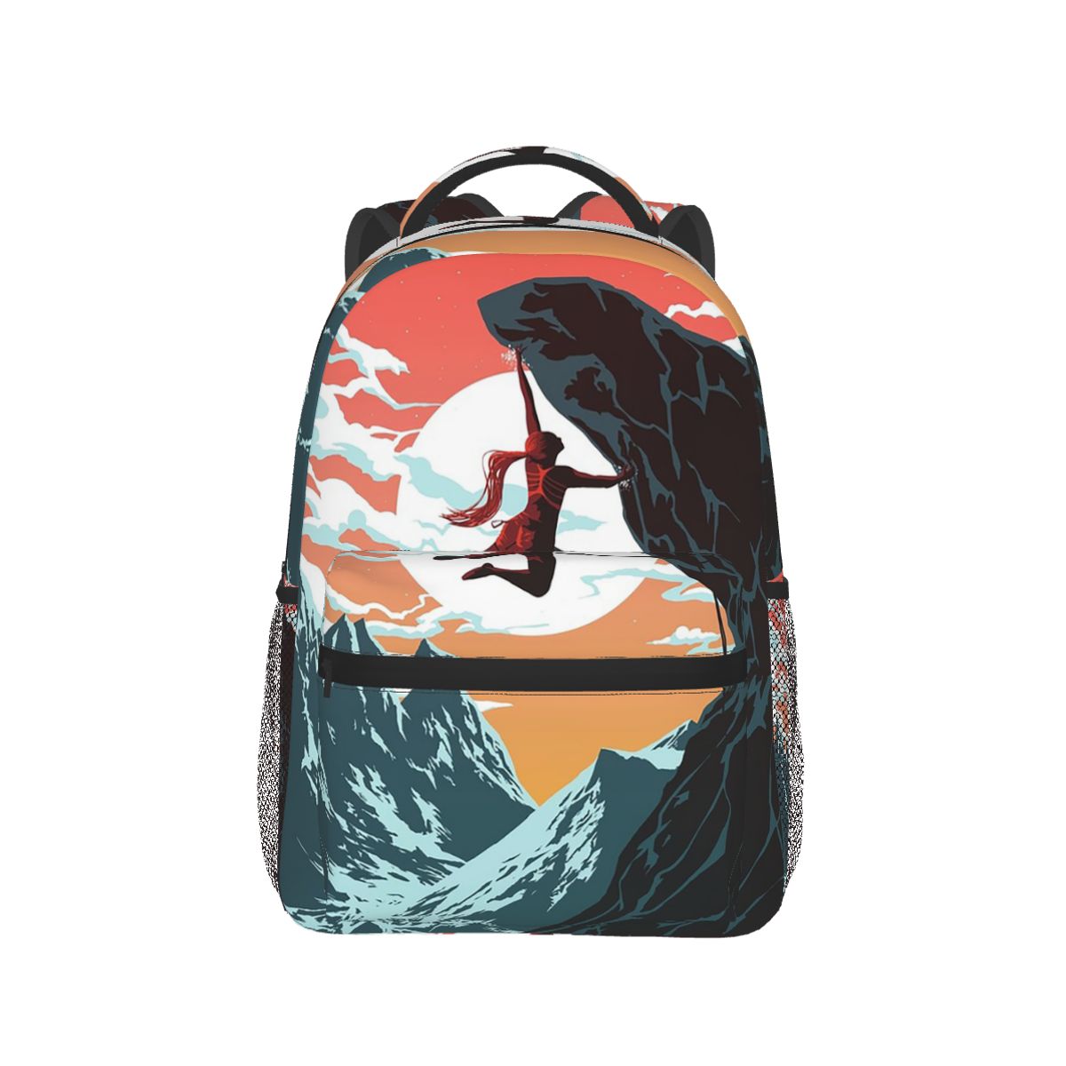 Climbing Girl Vector Art Backp - Women Bags Vector ulasan dan harga