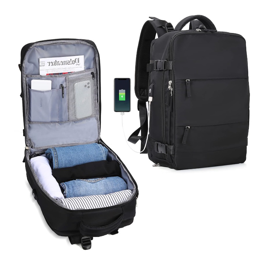 【New Arrival】Black Travel Back - Women Bags For Laptop ulasan dan harga