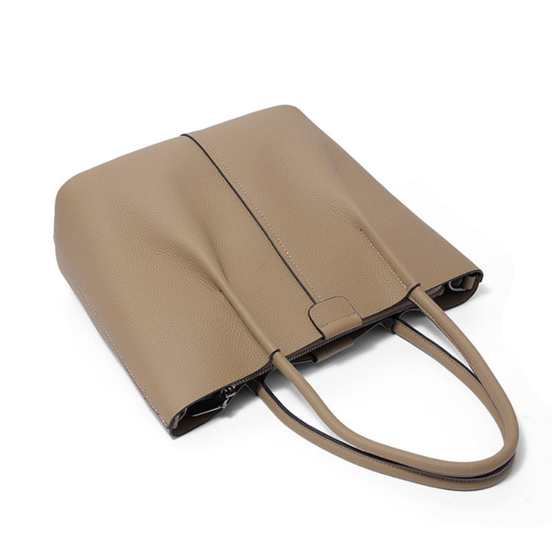 Textured Genuine Leather Handb - Top Handle Structured ulasan dan harga