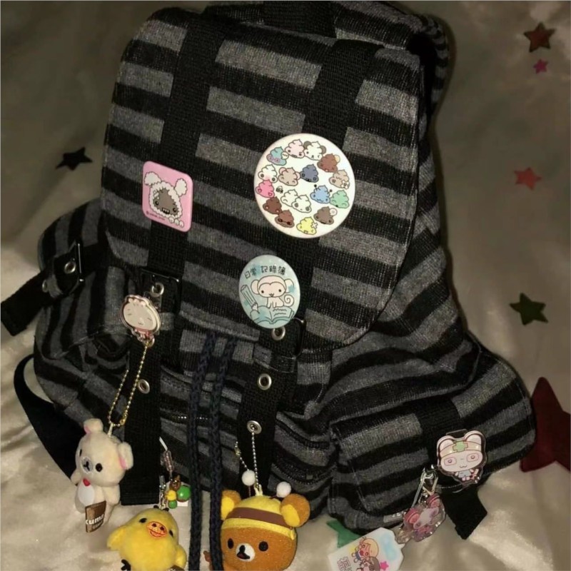 Harajuku Vintage Backpack Wome - Women'S Vegan Bags ulasan dan harga