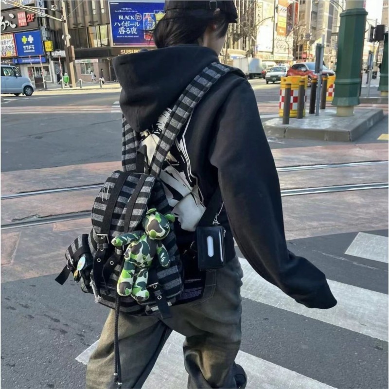 Harajuku Vintage Backpack Wome - Women'S Vegan Bags ulasan dan harga