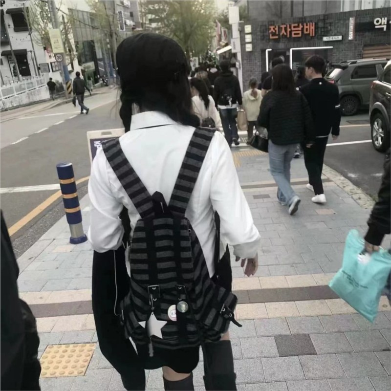 Harajuku Vintage Backpack Wome - Women'S Vegan Bags ulasan dan harga