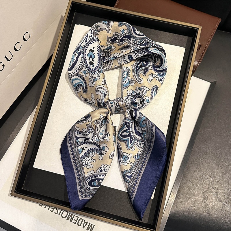 Luxury Satin Square Scarf Pais - Women'S Vegan Bags ulasan dan harga