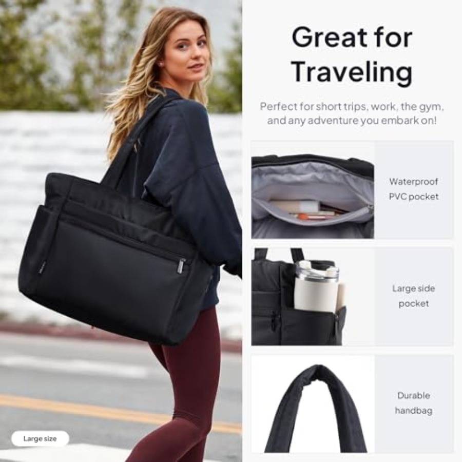 TOPEAST Tote Bag for Women Puf - Women Bags For Laptop ulasan dan harga
