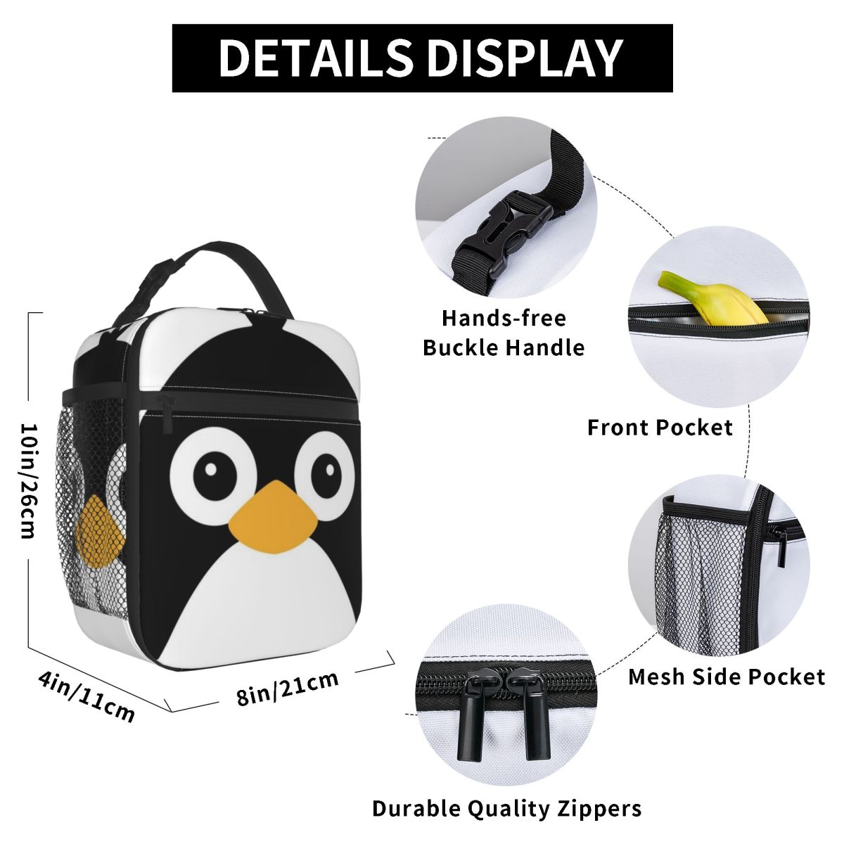 Cute Vector Penguin Insulated  - Women Bags Vector ulasan dan harga
