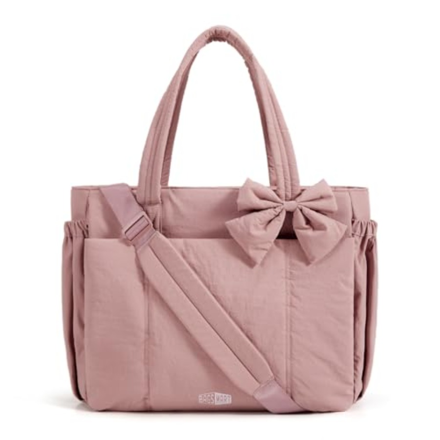 Crush Bow Tote Bag for Women,  - Women'S Work Bags Tote ulasan dan harga