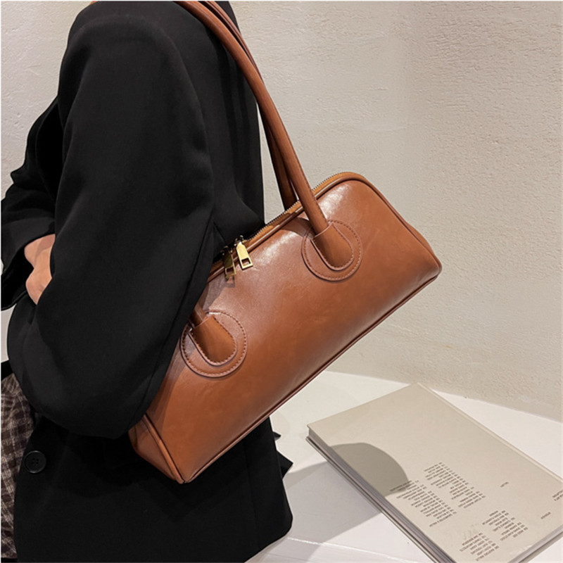 Classic Leather Handbag, Retro - Women'S Vegan Bags ulasan dan harga