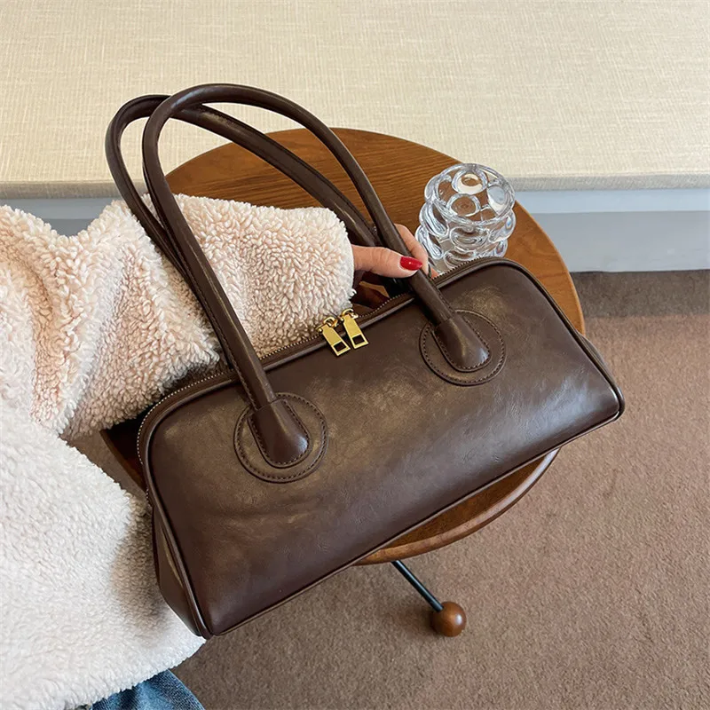 Classic Leather Handbag, Retro - Women'S Vegan Bags ulasan dan harga