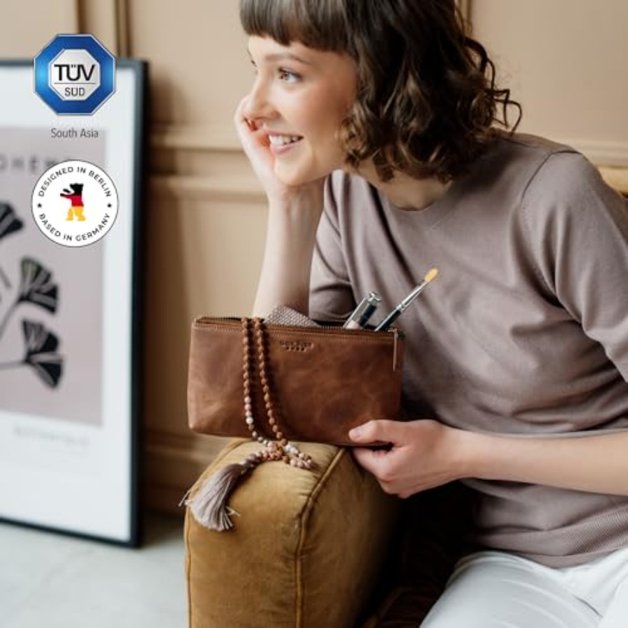 Vintage Genuine Leather Makeup - Women'S Bags ulasan dan harga