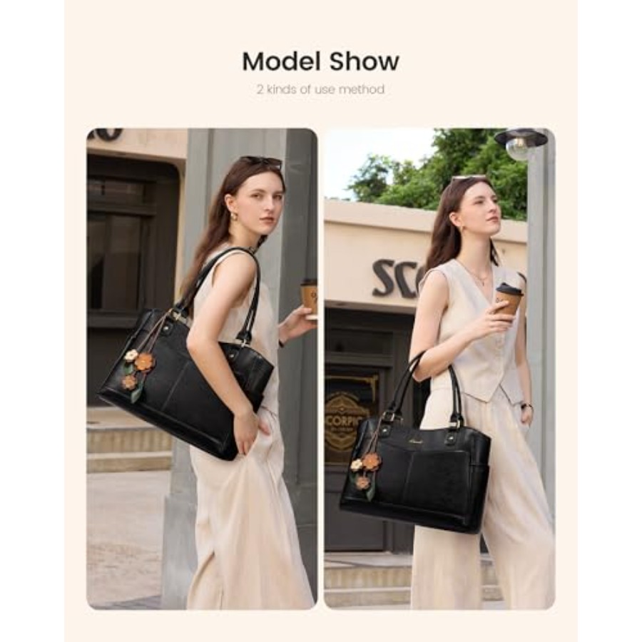 LOVEVOOK Laptop Bag for Women, - Women'S Work Bags Tote ulasan dan harga