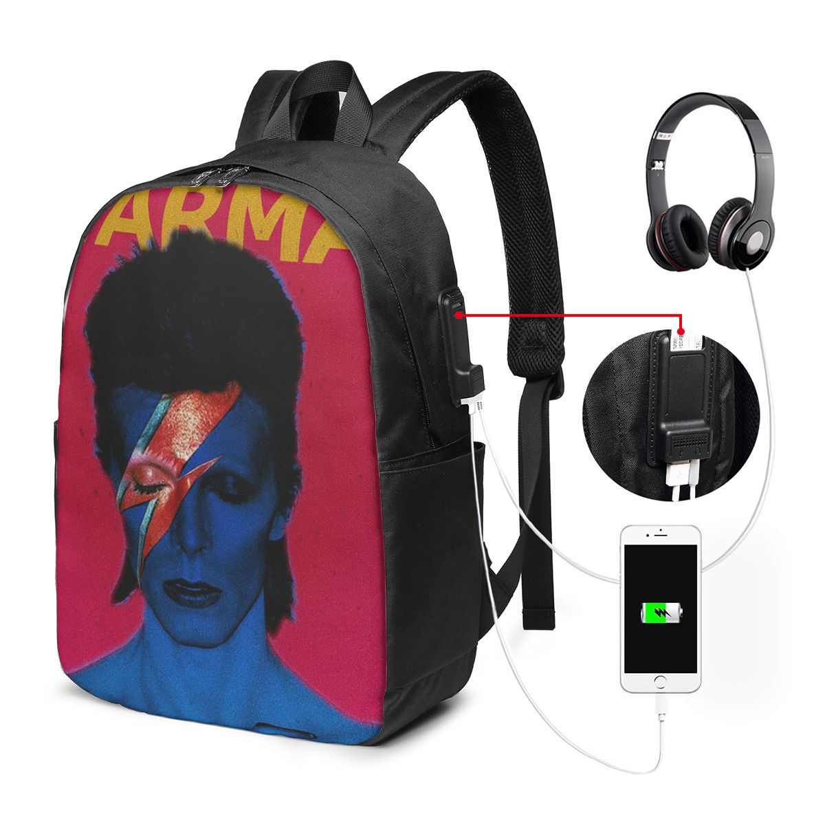 Davids Bowied Backpack Travel  - Women Bags For Laptop ulasan dan harga