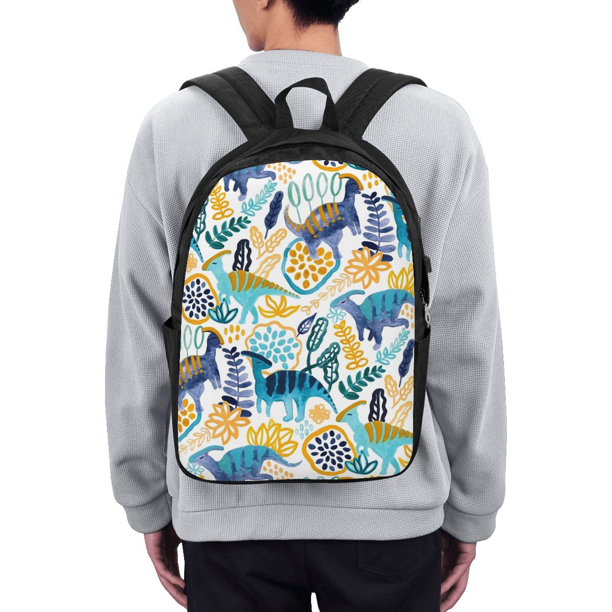 Gouache Parasaurolophuses Back - Women Bags For Laptop ulasan dan harga