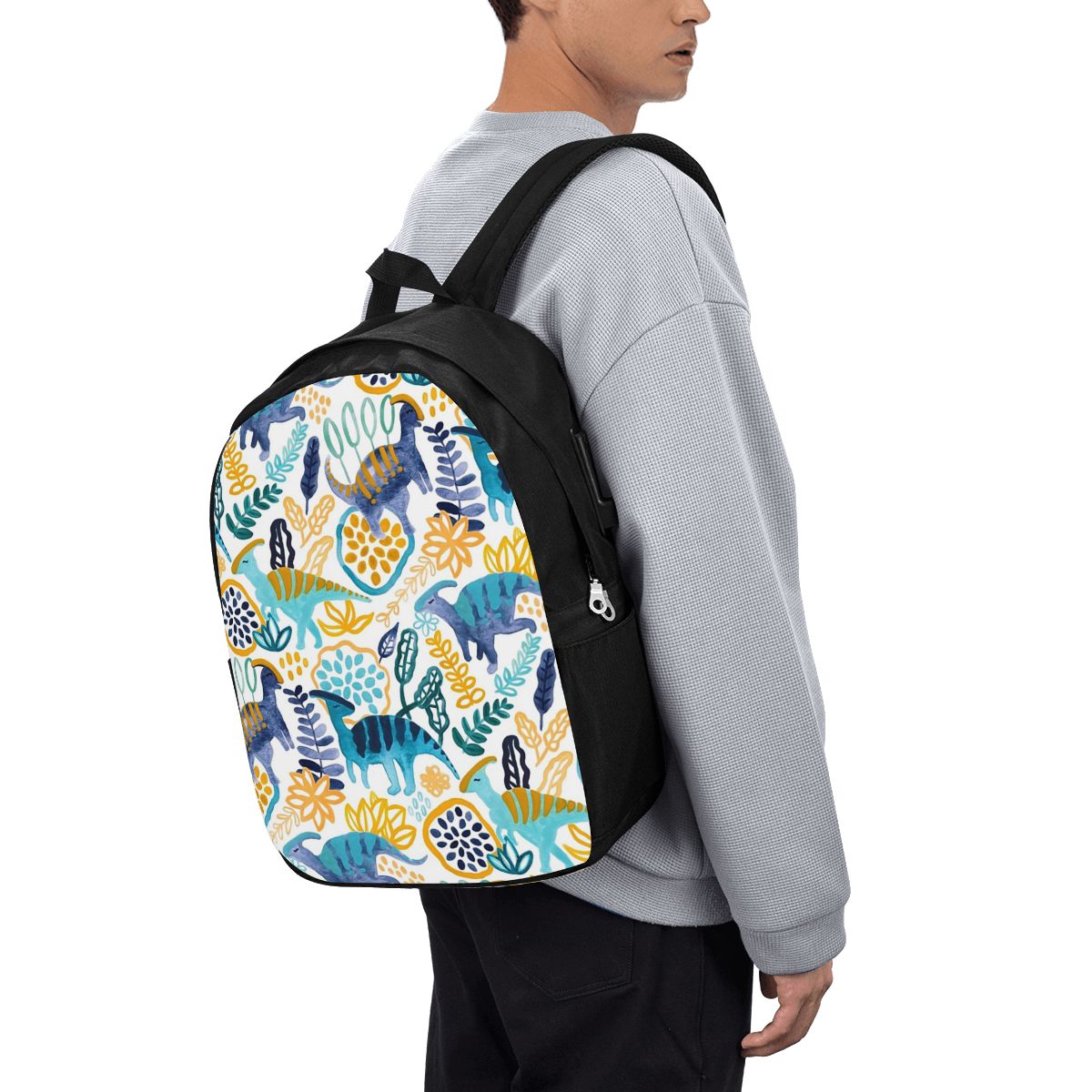 Gouache Parasaurolophuses Back - Women Bags For Laptop ulasan dan harga