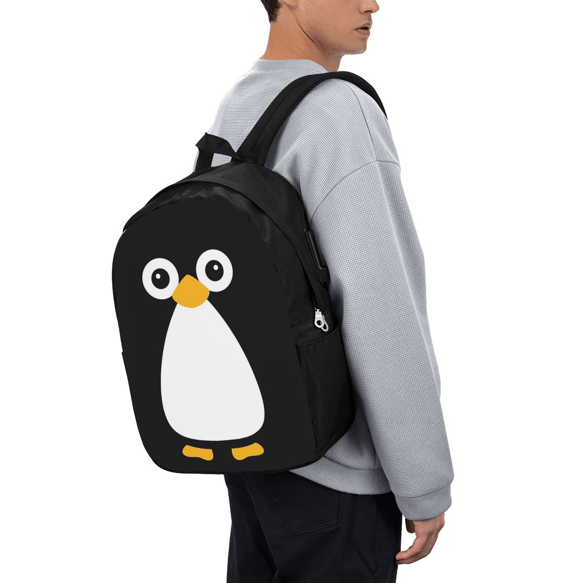 Cute Vector Penguin Backpack T - Women Bags For Laptop ulasan dan harga