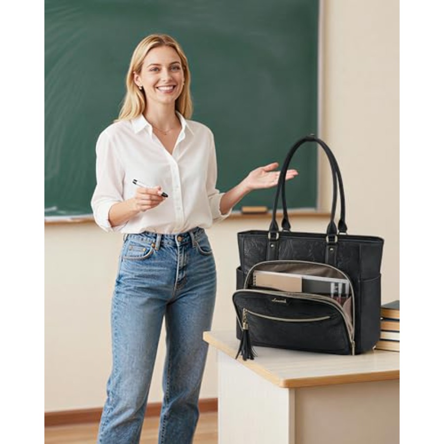 Laptop Tote Bag for Women With - Women'S Work Bags Tote ulasan dan harga