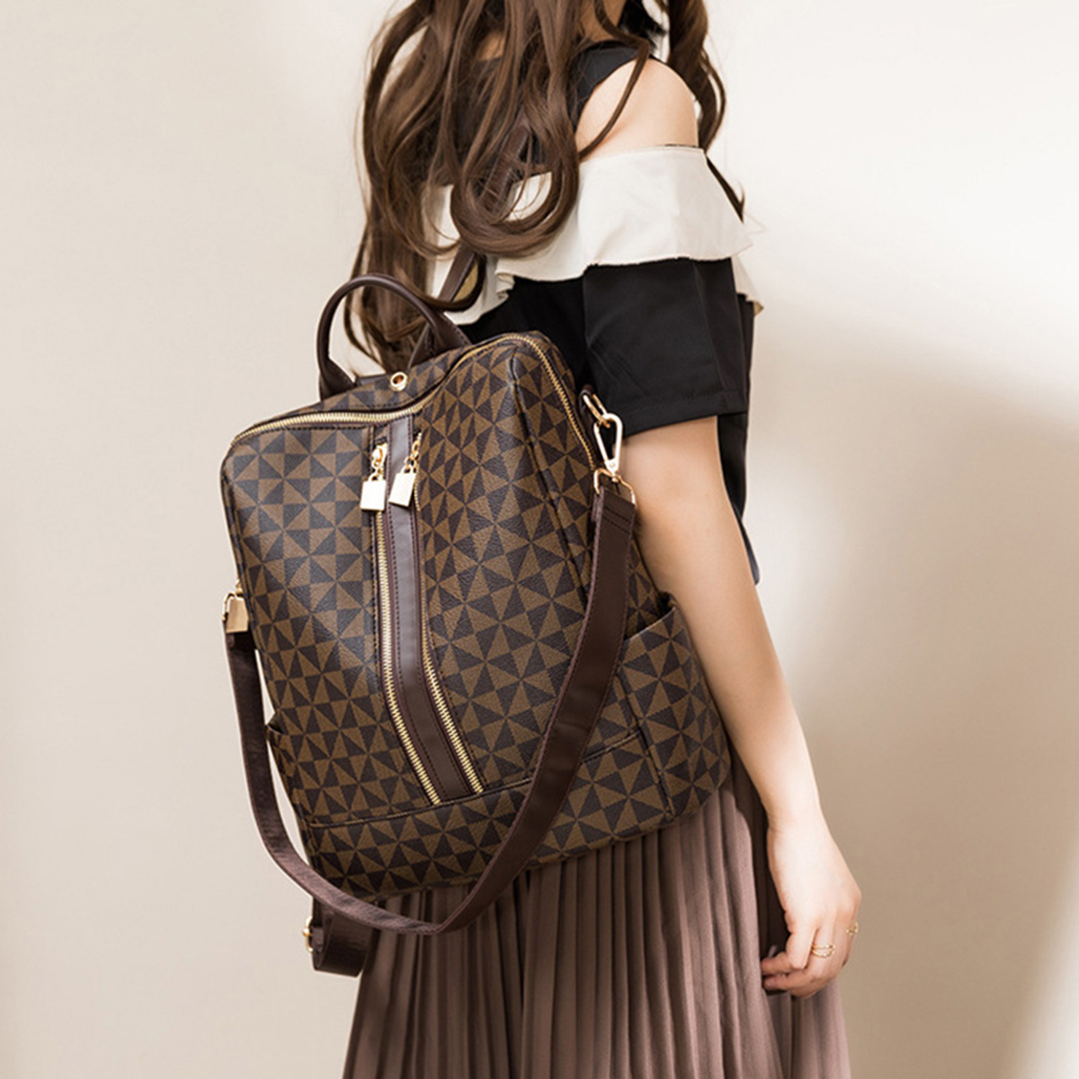 2pcs Backpack And Handbag Set, - Mini Backpack Women ulasan dan harga