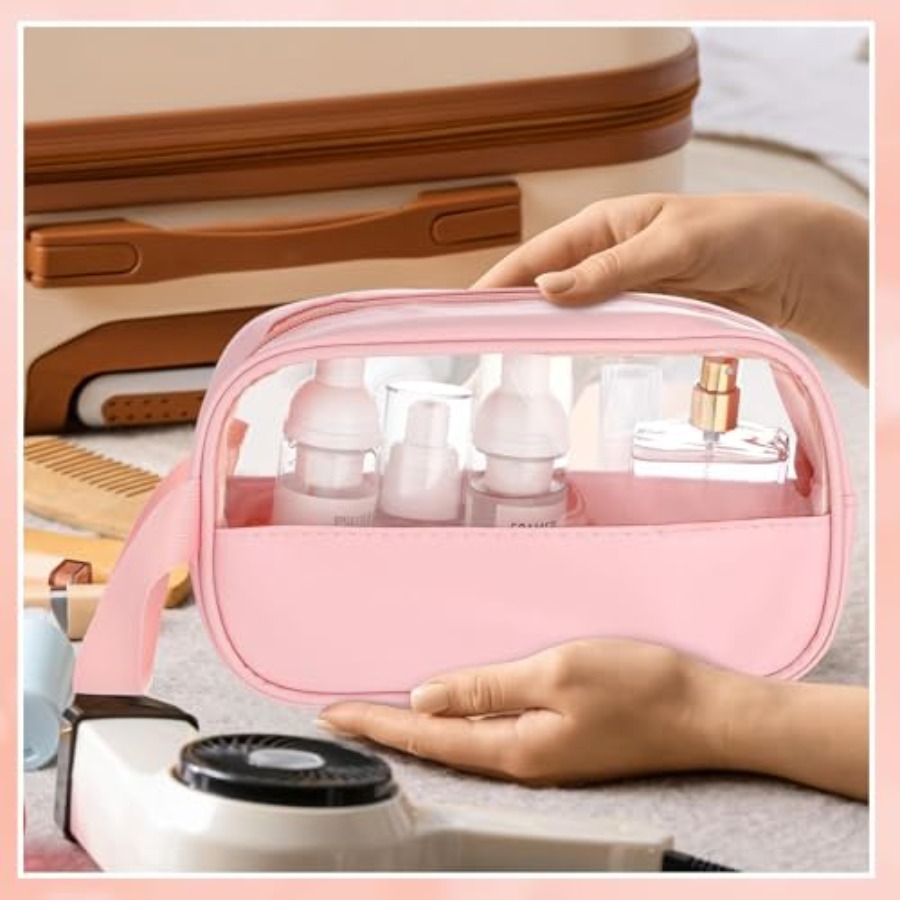 18 Pcs Clear Cosmetic Bags Bul - Women'S Bags ulasan dan harga