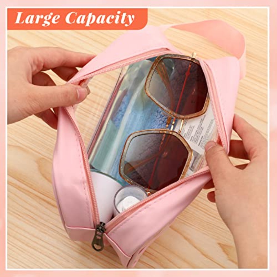 18 Pcs Clear Cosmetic Bags Bul - Women'S Bags ulasan dan harga