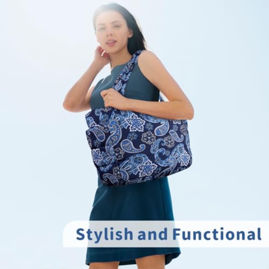 TOPDesign Puffer Tote Bag for  - Women'S Work Bags Tote ulasan dan harga