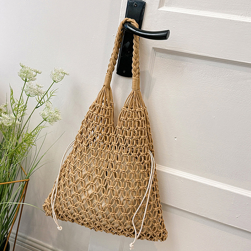 Women Large Capacity Straw Han - Women'S Vegan Bags ulasan dan harga